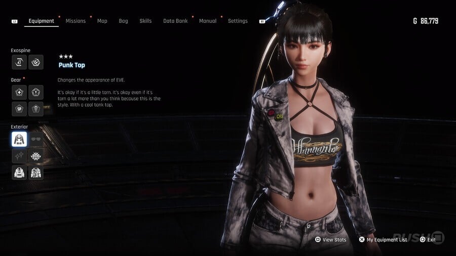 Stellar Blade "Punk Top" Outfit