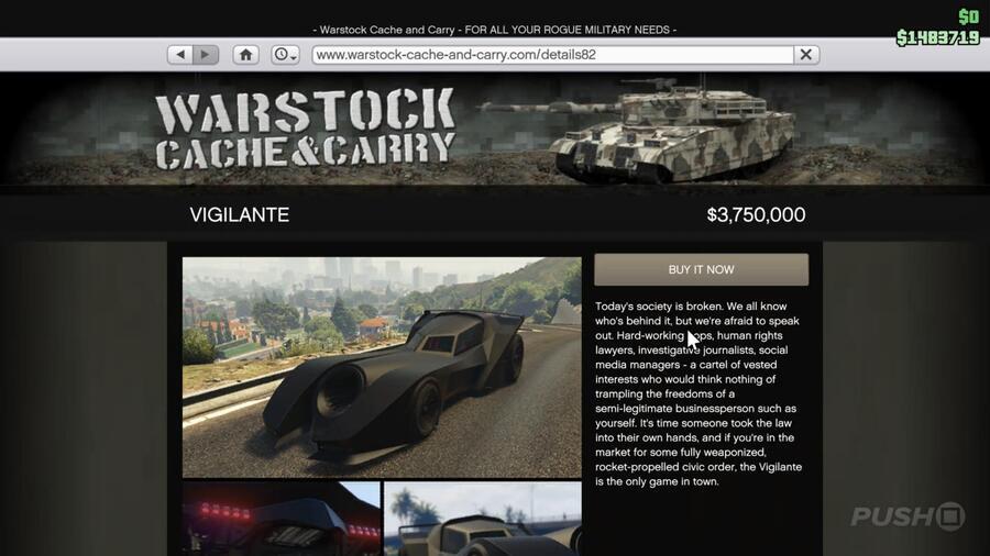 GTA Online Best Cars and Vehicles to Buy Guide Vigilante