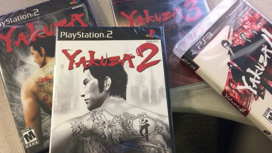 Yakuza PS2 PS3 PlayStation 1