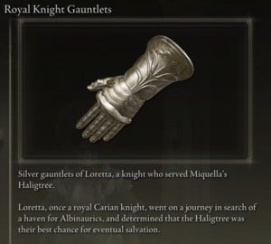 Elden Ring: All Full Armour Sets - Royal Knight Set - Royal Knight Gauntlets