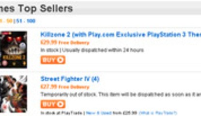 Killzone 2 Consistently Tops Online Retailers Sales Lists In The UK