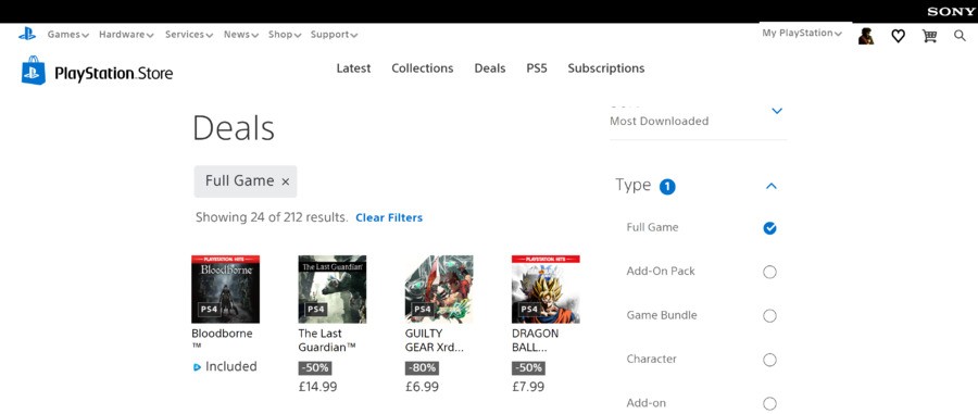 PS Store PlayStation Store 1