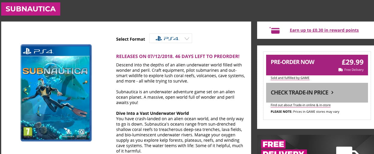 Online Retailers Leak Release Date for Underwater Survival Game on PS4 | Square