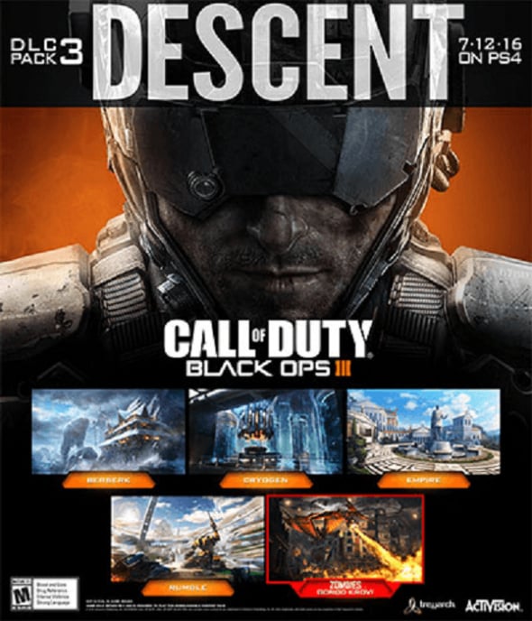 sony ps4 call of duty black ops iii game cartidge