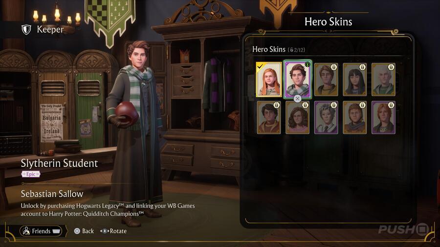 Semua Skin Pahlawan dan Cara Membukanya di Panduan Juara Quidditch Harry Potter Push Square 3