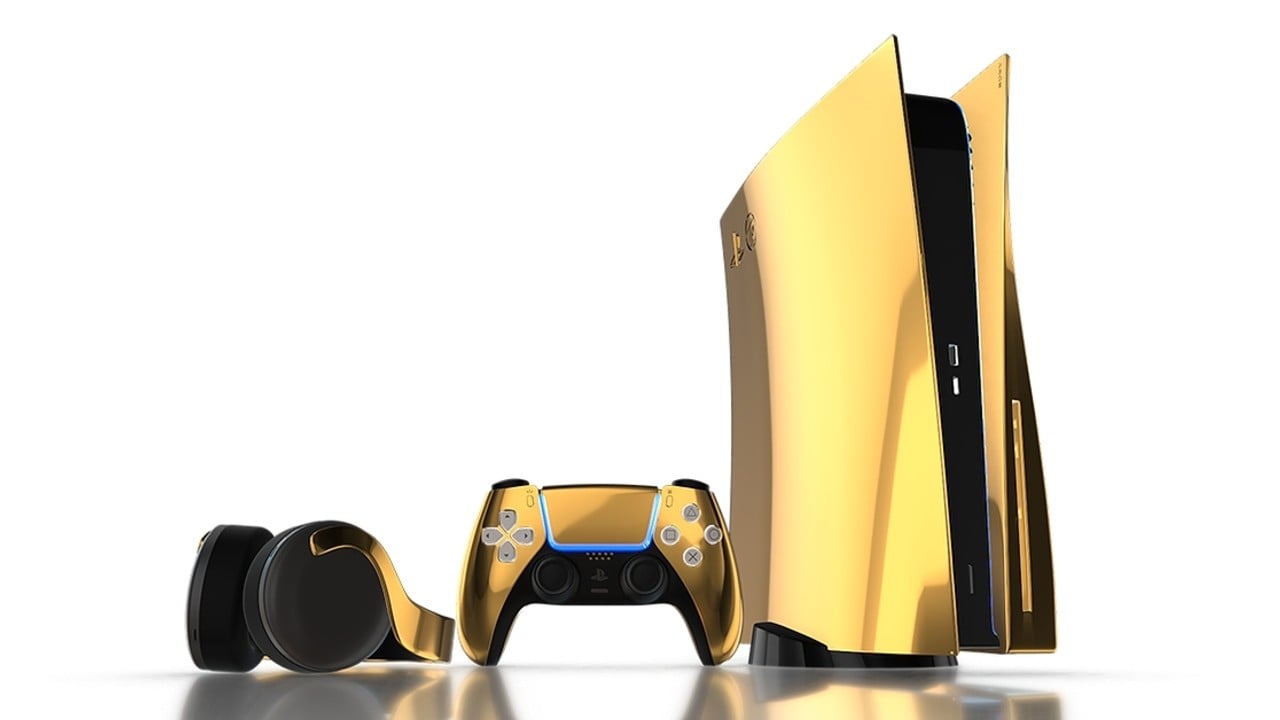 24 Karat Gold PlayStation 5 Cost £8000