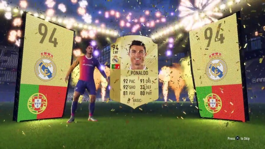 Cristiano Ronaldo FIFA 19 PS4 Loot Box 1