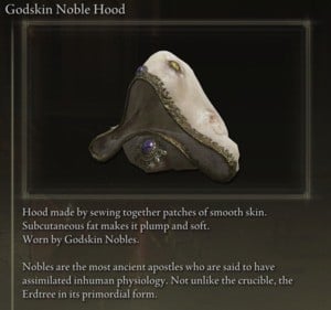 Elden Ring: All Full Armour Sets - Godskin Noble Set - Godskin Noble Hood