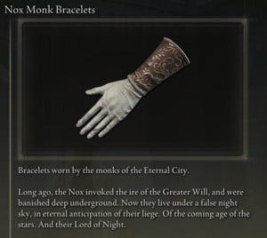 Elden Ring: All Full Armour Sets - Nox Monk Set - Nox Monk Bracelets