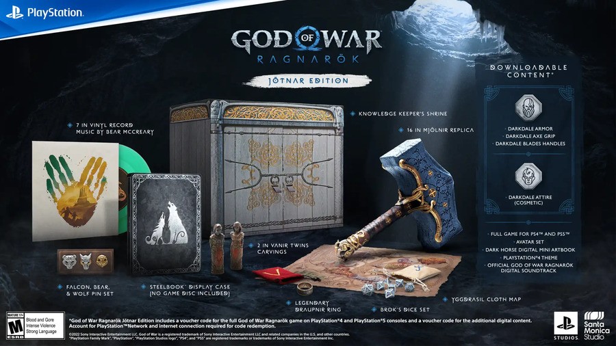 God of War Ragnarok PS5 PS4 Jotnar Edition