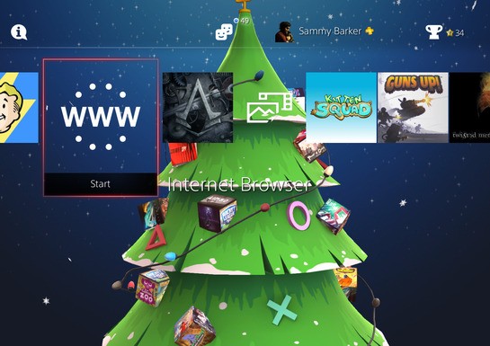 Celebrate the Season with Free Festive PS4 Theme