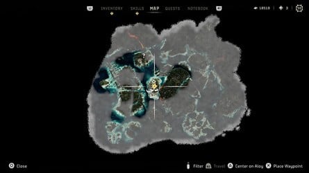 Horizon Forbidden West: Burning Shores: How to Get Back to the Main Map 2