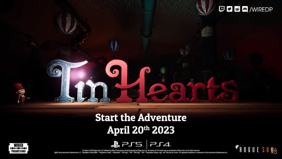 Tin Hearts PS5 PS4 PlayStation 5 retardé Sony 2