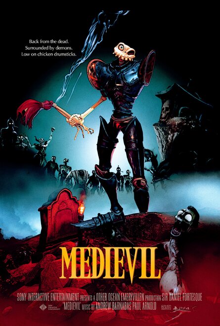 MediEvil PS4 PlayStation 4 Army of Darkness Movie Poster