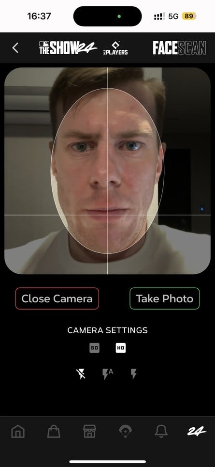 MLB The Show 24: How to Use Face Scan When Creating Your Ballplayer 5