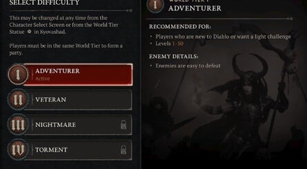 Diablo 4 Guide: World Tiers and Difficulty 2