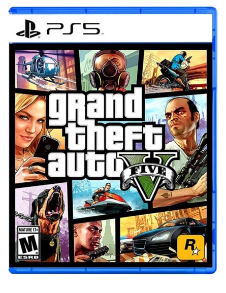 Grand Theft Auto 5 PS5 Box Art