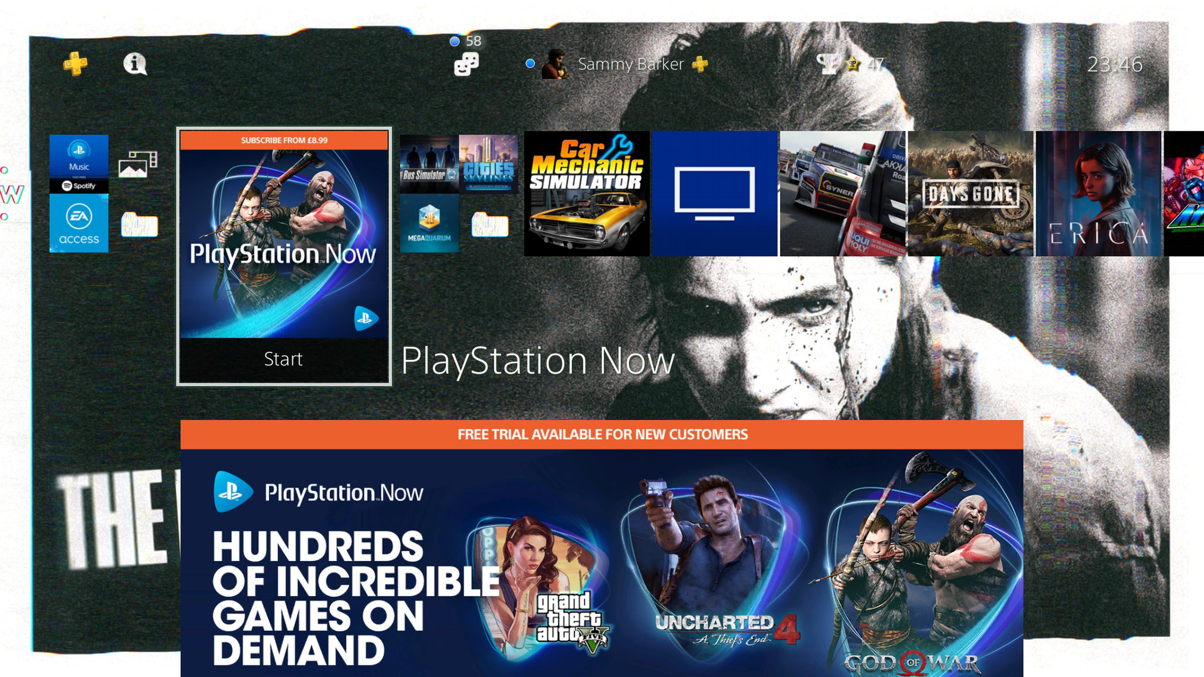 free playstation now