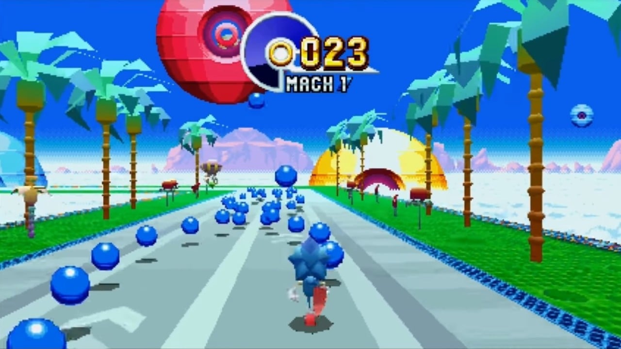 Sonic Mania stage intro