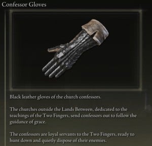 Elden Ring: All Full Armour Sets - Confessor Set - Confessor Gloves
