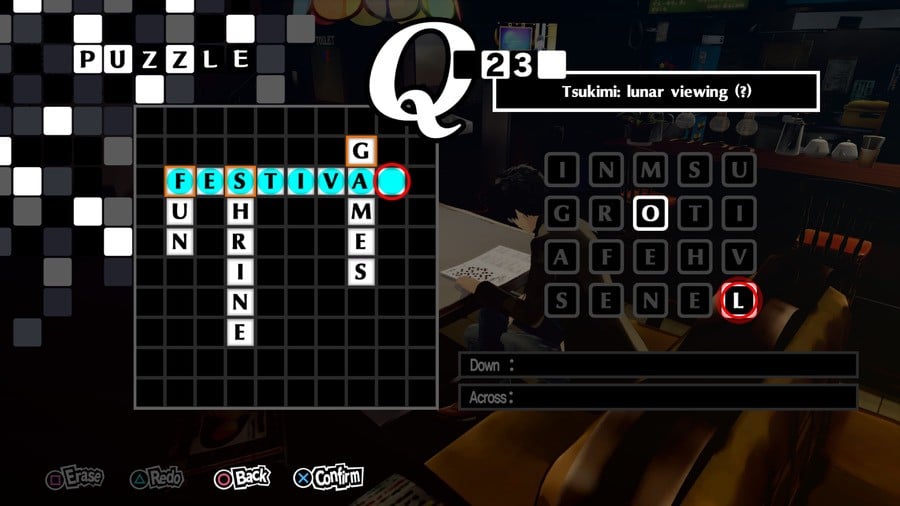 Persona 5 Royal Crossword 23 Answer