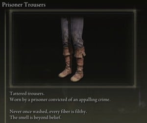 Elden Ring: All Partial Armour Sets - Prisoner Set - Prisoner Trousers
