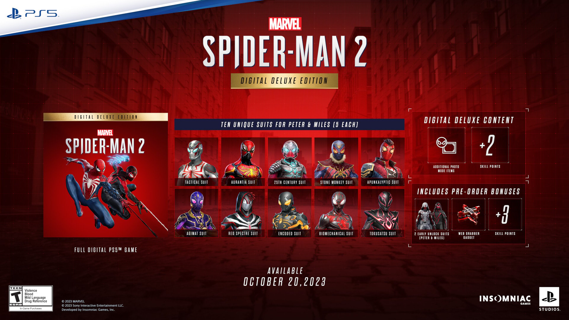 Marvel's Spider-Man 2 for Sony PS5: Pricing, Availability, Buy Online