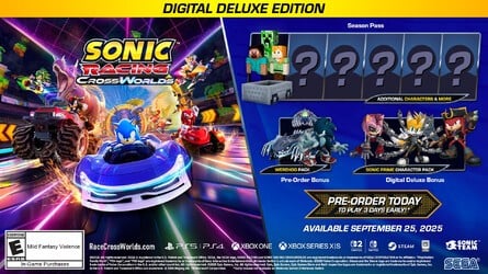 Sonic Racing: CrossWorlds Free and Paid DLC Adds Guests from Minecraft, Like a Dragon, More 3