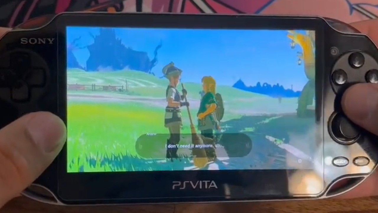 Aleatorio: Zelda: Tears of the Kingdom en PS Vita probablemente no sea el contenido que esperabas ver hoy