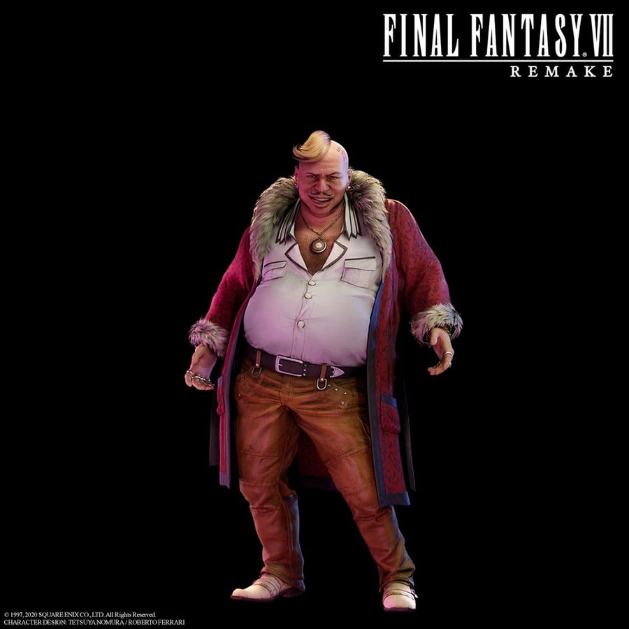 Final Fantasy VII Remake Character Art Don Corneo