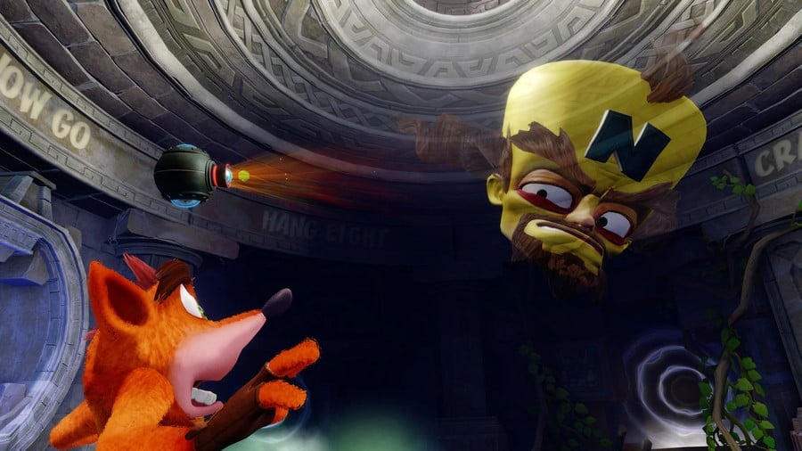 In Crash Bandicoot 2: Cortex Strikes Back, there's a secret way to quickly earn some extra lives in the hub world. What do you have to do?