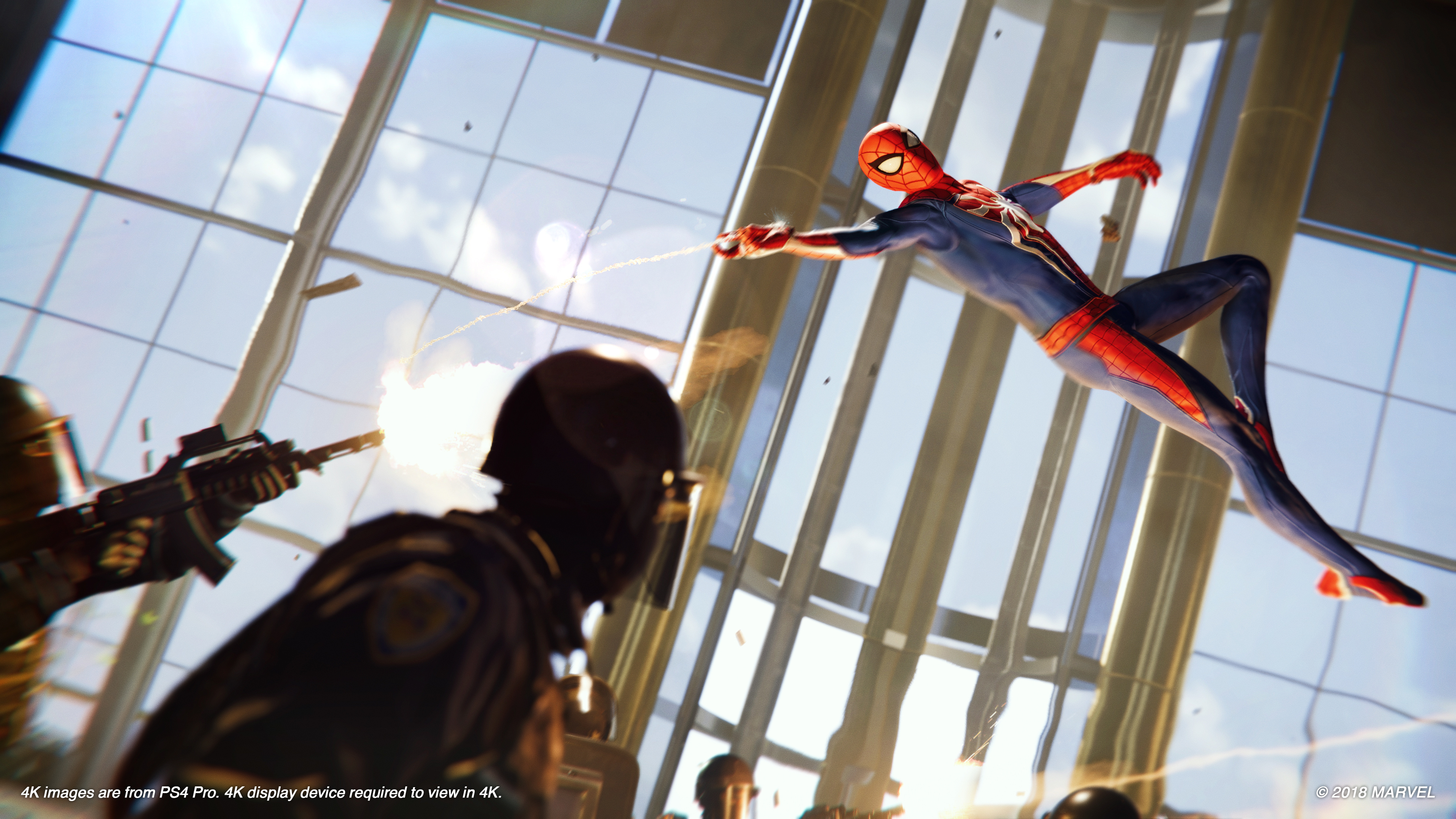 Hands On How Similar Is Marvel S Spider Man S Combat To Batman Arkham Push Square - spider man web swing free roam roblox
