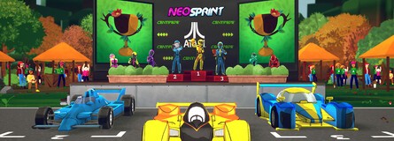 Atari's Retro Revivals Continue with Top-Down Racer NeoSprint on PS5, PS4 7