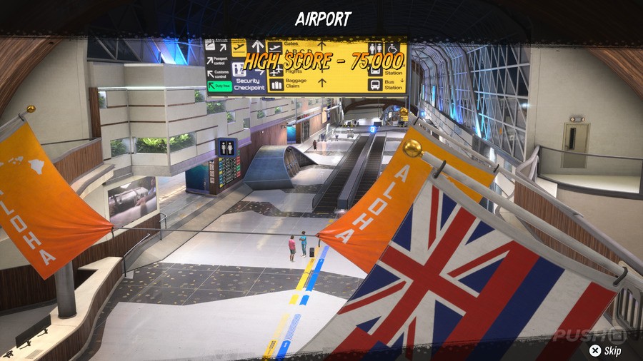 Tony Hawk's Pro Skater 3 + 4: Airport Walkthrough - All Park Goals and Collectibles 2