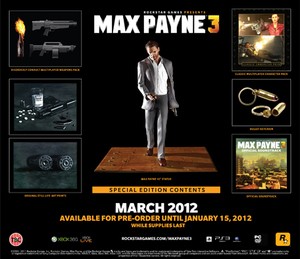 Act quick if you want all these swish Max Payne 3 goodies.