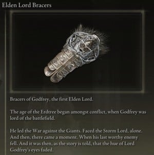 Elden Ring: 모든 풀 아머 세트 - Elden Lord 세트 - Elden Lord Bracers