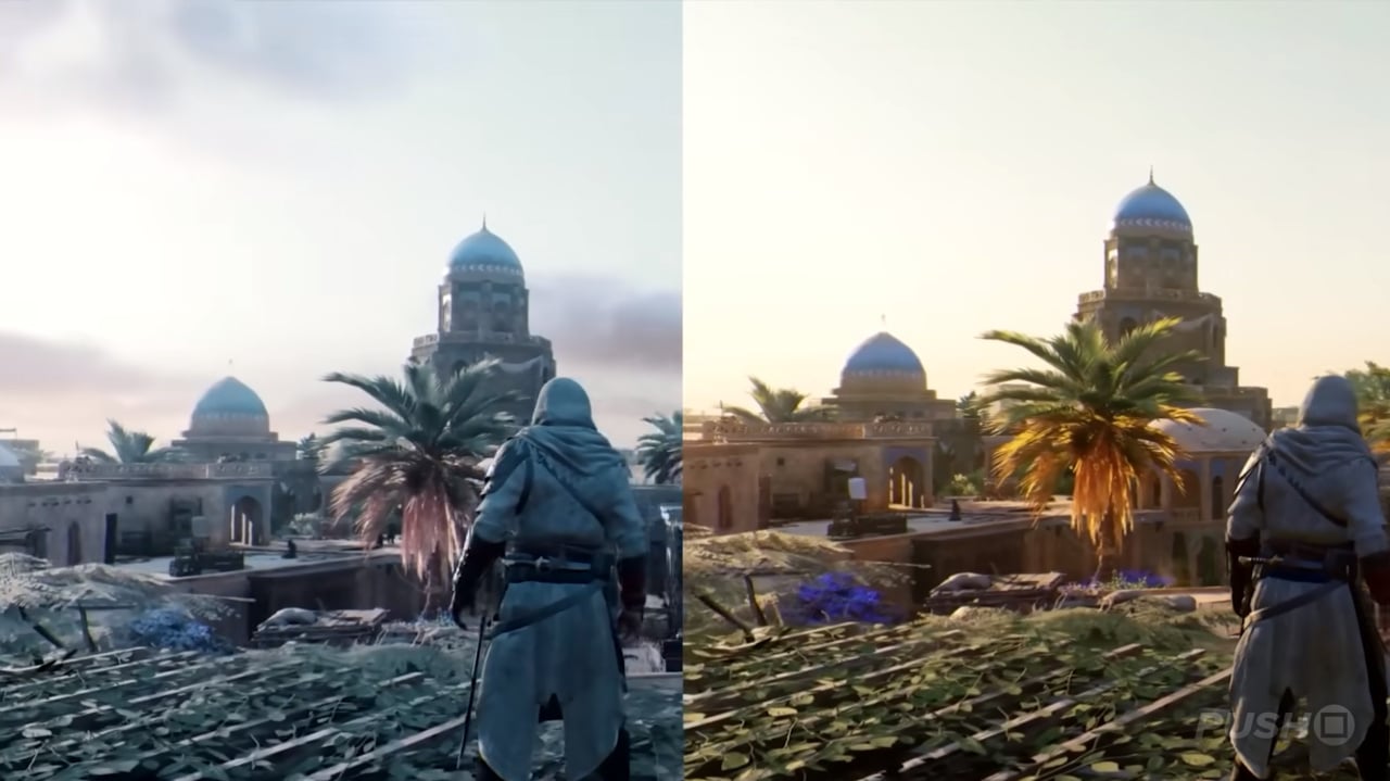 Assassin's Creed Mirage PS4 vs PS5 Graphics Comparison 