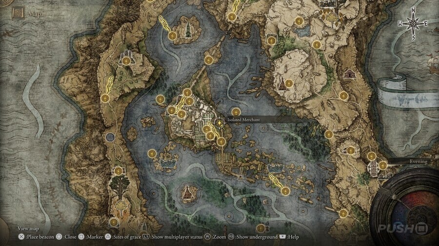 Academy Isolated Merchant Key Map