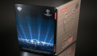 PES 2013 Scores Champions League Themed Metallic Cover