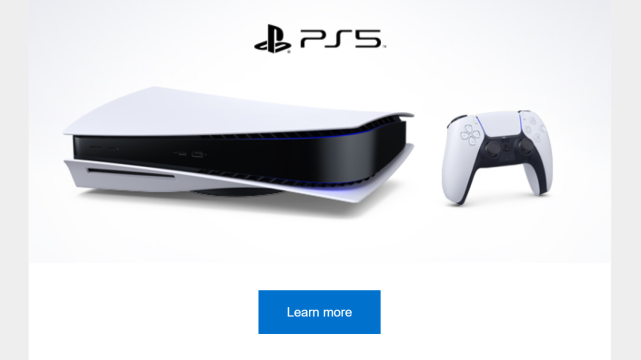 sympatisk prosa Fødested Sony's Sending Out a New Wave of PS5 Marketing Emails | Push Square