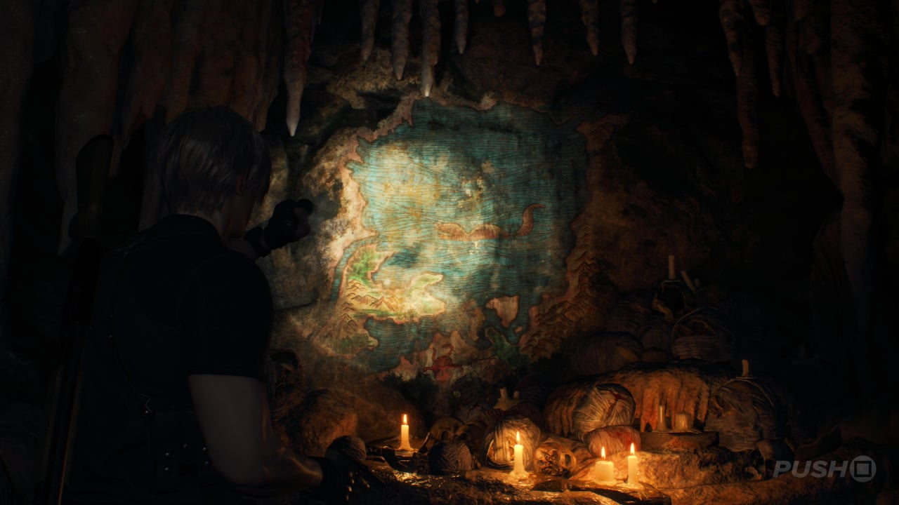 Resident Evil 4 Remake cave puzzle solutions