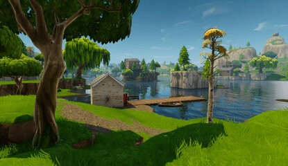 Fortnite Tomato Town Treasure Map and Treasure Location on Loot Lake