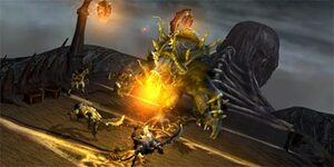 Chopping Up Death Is All In A Days Work For Ol' Dante.