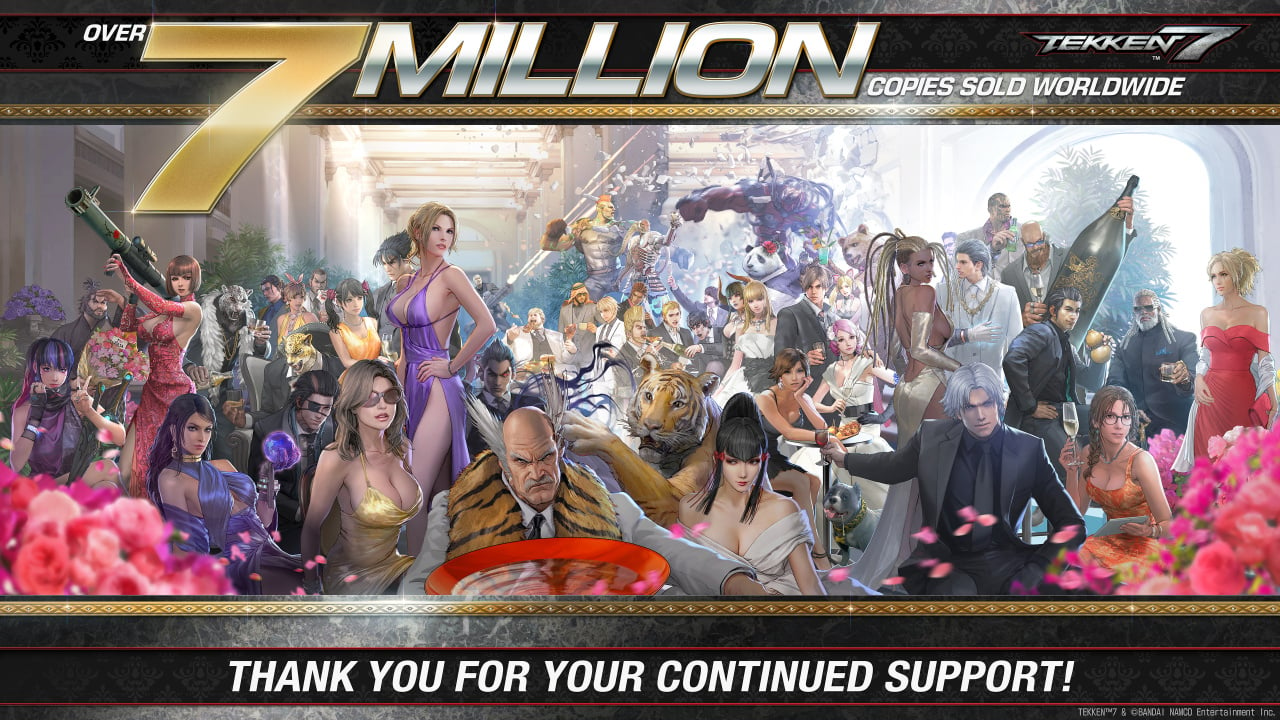 Tekken 7 Breaks 7 Million Sales, Celebrates with Updated Character Artwork