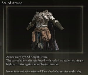 Elden Ring: 모든 풀 아머 세트 - Scaled Set - Scaled Armor