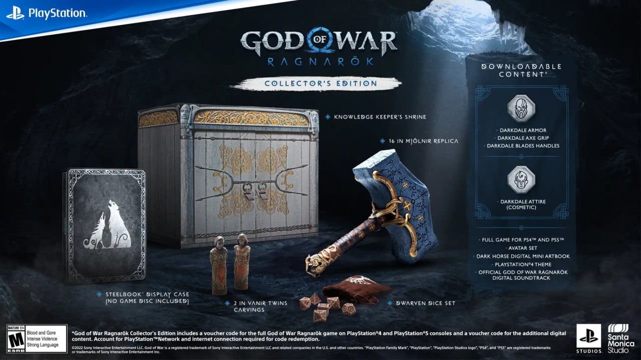Suporte Mjolnir God of War Ragnarok para Controle Ps5 Ps4 Ps3 Xbox l  Playstation 5