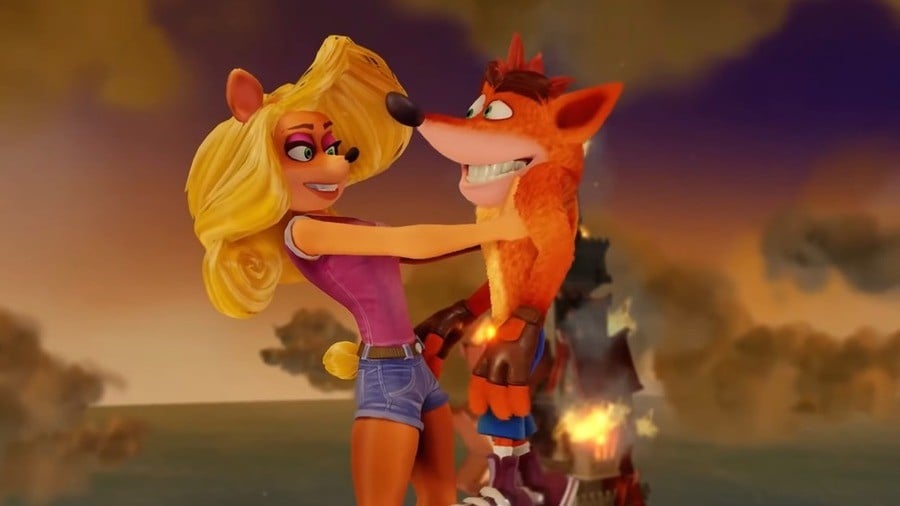 What's the name of Crash Bandicoot's girlfriend?