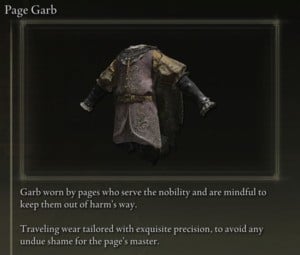 Elden Ring: All Partial Armour Sets - Page Set - Page Garb