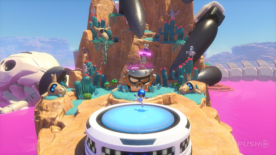 Astro Bot: Twin-Frog Trouble - All Collectibles: Bots 3