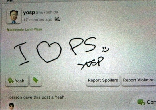 Sony's Shuhei Yoshida Has Been Banned from Nintendo MiiVerse Twice